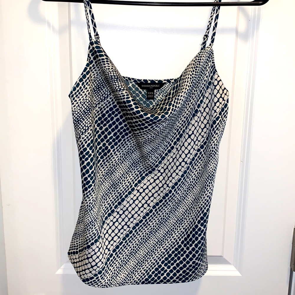 Banana Republic Silk Cowl Neck Cami 00 NWT